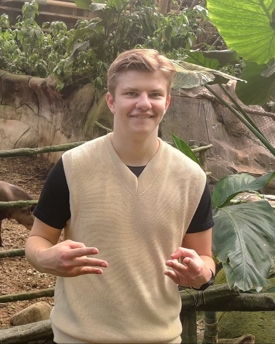 Elias Boisen Bonde i zoologisk have i 2023